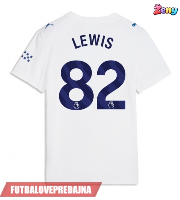 Lacne Ženy Futbalové dres Manchester City Rico Lewis #82 2026-27 Krátky Rukáv - Tretina